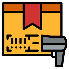 scan barcode product tracking icon