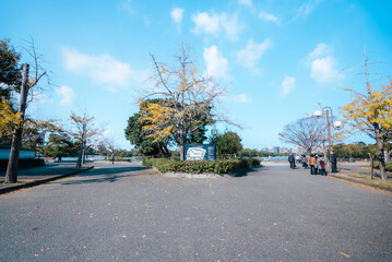 Naklejka premium 【福岡】大濠公園の風景