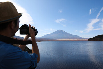 富士山とカメラ男子_4