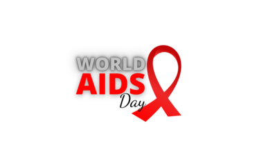 Red Ribbon Awareness EPS vector illustration. World Aids Day concept