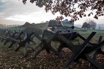 czech historical bunker museum from war fotification