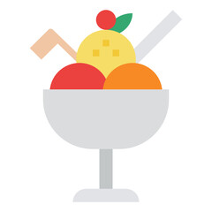 ice cream sweet food icon