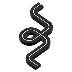 Obraz premium Highway curvy