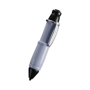 pen isolated on white 3d render