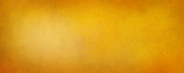 Fototapeta premium Gold background, yellow orange color and old soft vintage grunge texture in elegant fancy luxury design, web header or banner design