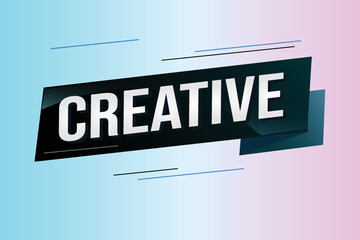 creative word concept vector illustration with lines 3d style for social media landing page, template, ui, web, mobile app, poster, banner, flyer, background, gift card, coupon, label, wallpaper	