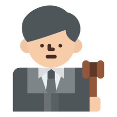 judge occupation job profession icon