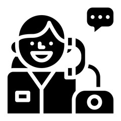 operator occupation job profession icon