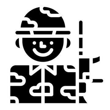 soldier army miliary occupation job icon