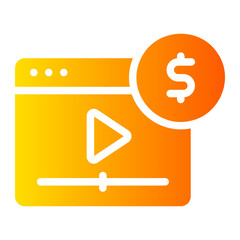 paid content gradient icon