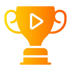 trophy gradient icon