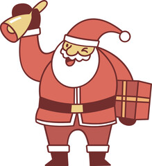 santa claus with gifts