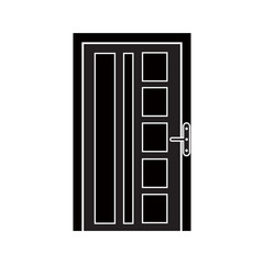 door icon logo vector design