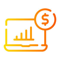 earnings gradient icon