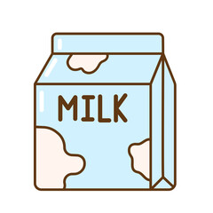 milk box hand drawn