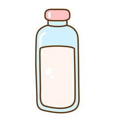 water bottle hand drawn