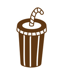 soft drink hand drawn