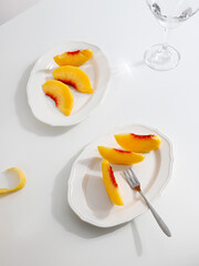 fresh fruit peaches
