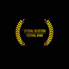 1st position golden template for competition, position, award, place vector illustration