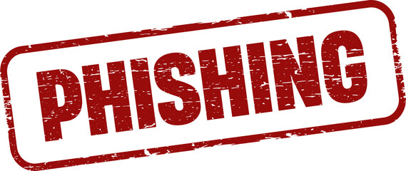 Phishing grunge rubber stamp
