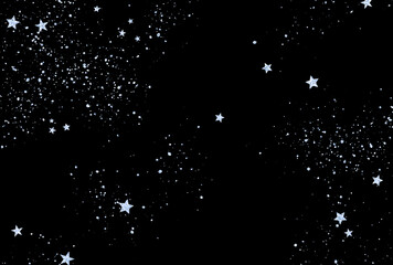 背景素材_ラメグリッター_黒背景