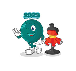 2023 fashion designer vector. cartoon character