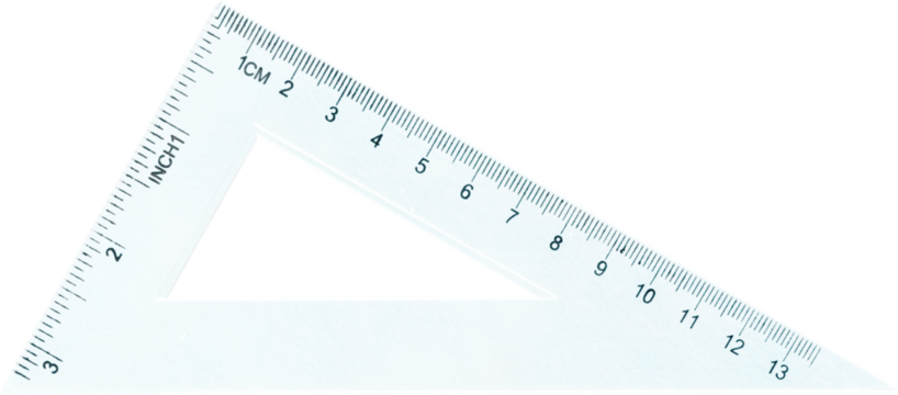 Triangle Shaped Ruler - Set Square
