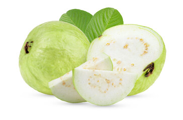 Guava fruit isolated on transparent png