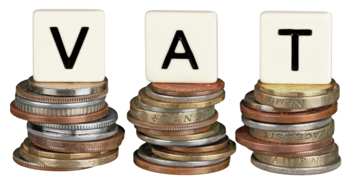 Close-up of money with latters isolated on white background.