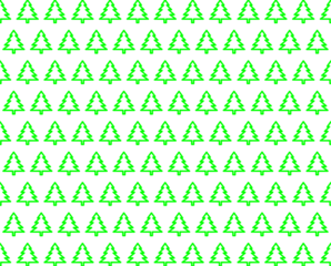 Christmas trees seamless pattern
