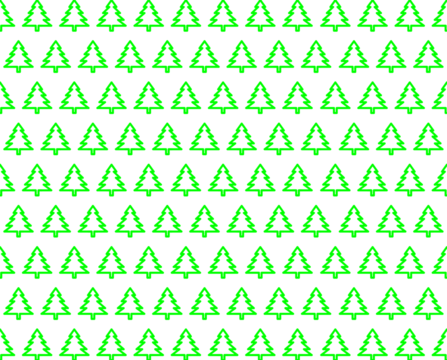 Christmas trees seamless pattern