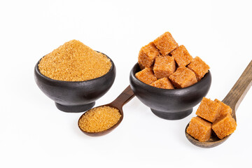 Crystals And Cubes Of Unrefined Brown Cane Sugar - Saccharum officinarum