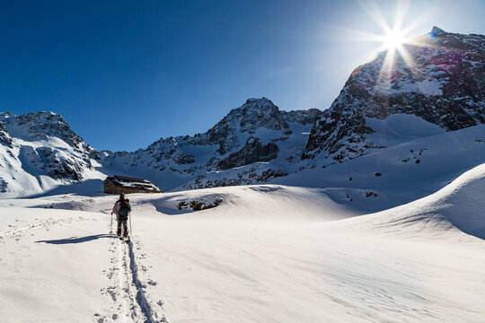 Splitboarding in the alps