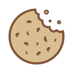 Chocolate chip cookie with crumbles