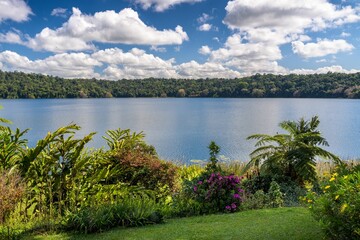 Scenery of the Lake Barrine, Atherton Tablelands, Queensland, Australia