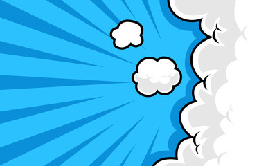 Speech Bubble Word cloud in Pop Art Style