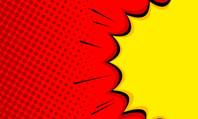 Speech Bubble Word cloud in Pop Art Style