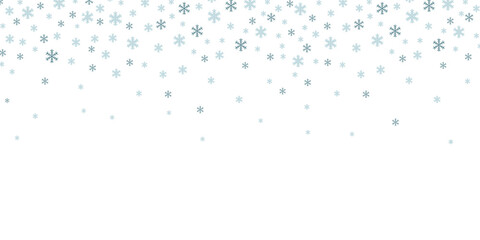 Illustration. Snowflakes on a transparent background, png. Banner, printing of advertising materials, announcements, posters, signs.