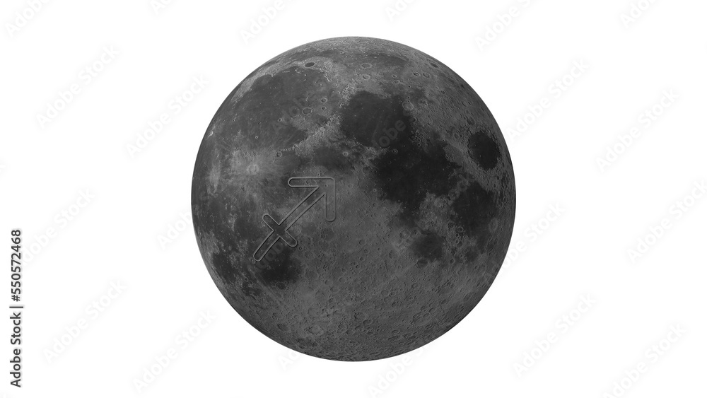 Canvas Prints full moon in sagittarius