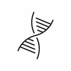 DNA icon in trendy flat design