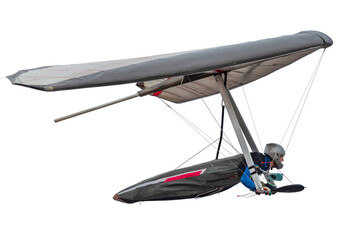 Hang glider wing isolated - 550576496