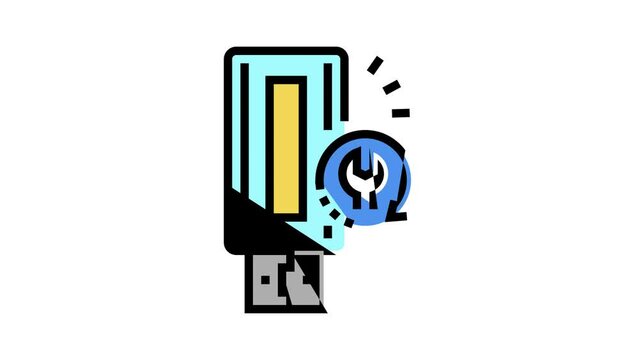 flash media data recovery color icon animation