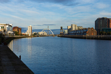 Fototapeta na wymiar Glasgow city skyline