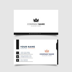 Modern professional business card design