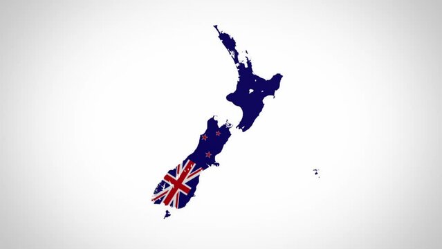 3D Disk with New Zealand Map Intro