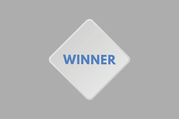 winner Button. winner Sign Icon Label Sticker Web Buttons
