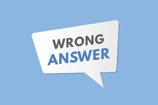 Girl wrong answer - Stock Illustration [65215512] - PIXTA