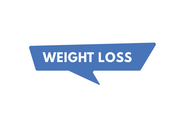 weight loss Button. weight loss Sign Icon Label Sticker Web Buttons

