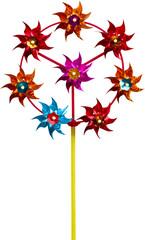 Pinwheel made out of smaller pinwheels