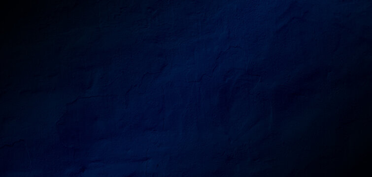 Dark blue wall texture background